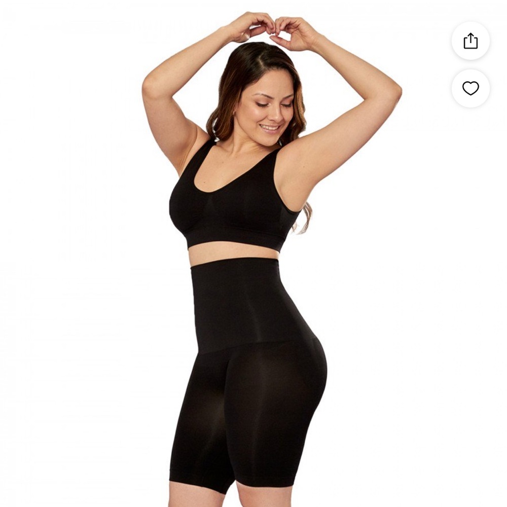 SET OF 3 Shapermint Empetua All Day Every Day High Waisted Shaper Shorts XL/XXL